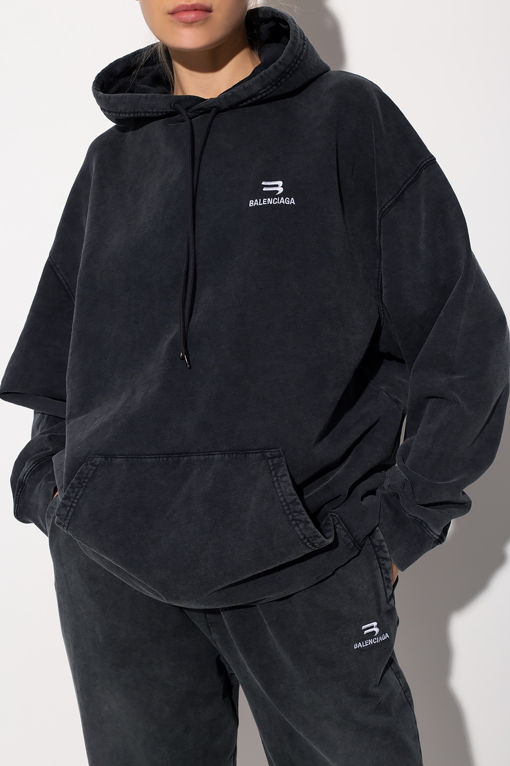 Balenciaga best sale washed hoodie